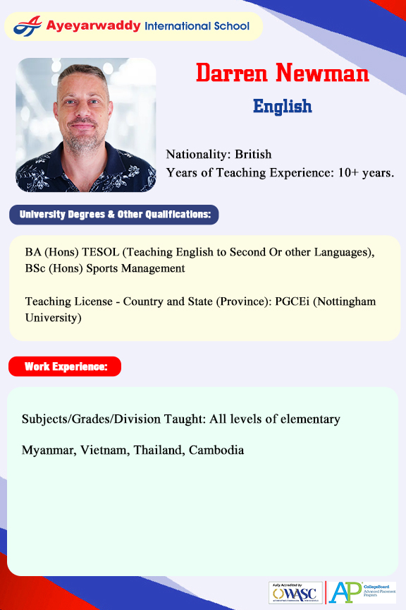 Secondary Teachers E Darren Newman 